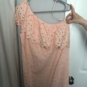 LOFT One Shoulder Dress